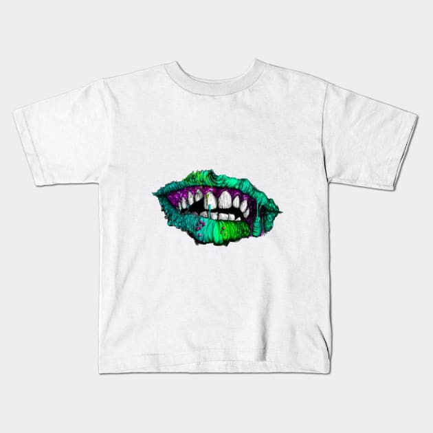 Mouth Kids T-Shirt by Alicia Mutlu